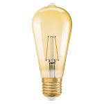 Ledvance Vintage 1906 LED E27 Birne Gold 2.5W 220lm - 824 | Ersatz für 22W