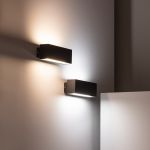 Wandleuchte Oberflächenhalterung Bulkhead LED Carinae Doppelseitige Beleuchtung 12W 480lm 830 IP54 | Ersatz für 40W