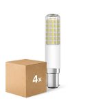 Mehrfachpackung 4x Ledvance Special T LED B15d Röhre one-handed Klar 8W 1055lm - 827  | Dimmbar - Ersatz Für 75W