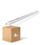 Mehrfachpackung 4x Deckenleuchte Reflektor V2 LED T8 | Geeignet für 2x 150cm LED Röhre