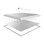 LED Panel Eco V3.0 36W 3700lm - 840 | 62x62cm - UGR <19