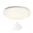 Brilliant Fakir Mur et Plafonnier Métal Plastique Blanc 10W 1300lm - 830 Blanc Chaud | 320mm