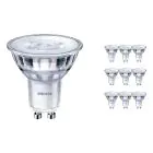 Lot 10x Philips Corepro LED Spot GU10 PAR16 2.7W 225lm 36D - 830 Blanc Chaud | Équivalent 25W