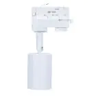 Spot Sur Rail 3 Phases  Eco Aluminium Blanc | Convient pour 1x GU10
